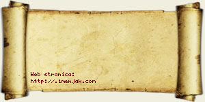 Milana Pena vizit kartica